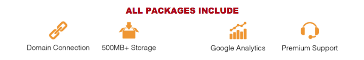 All packages include