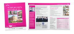 UPP Lettings, Branding, Brochure, Booklet