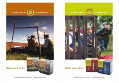 Lyalvale Express Branding, Advert, advertising Campaign, game shooting, cartridge box, clay shooting, design