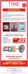 TIME Magazine HTML Emails